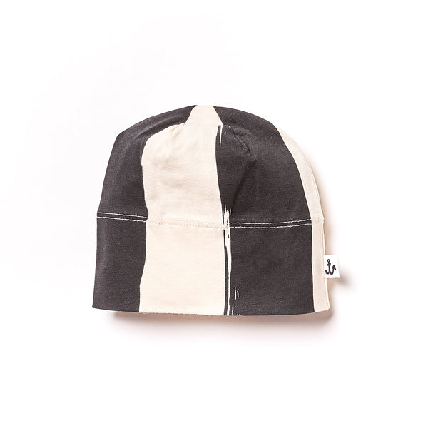 noé & zoë berlin Baby Beanie // black stripes XL