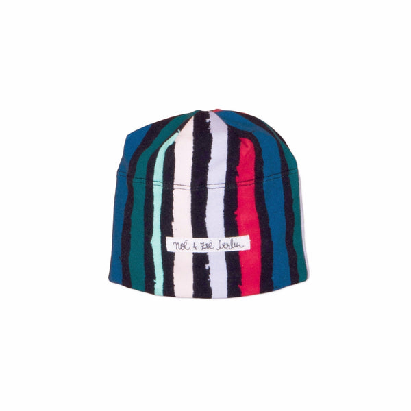 noé & zoë berlin Baby Beanie // black winter stripes
