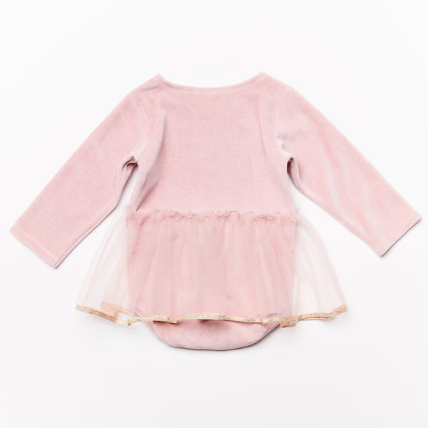 Noé & Zoë Berlin Baby Dress W/ Tulle // Rose // SAMPLE