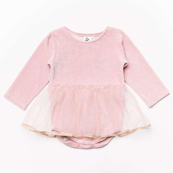 noé & zoë berlin Baby Dress w/ Tulle // rose // SAMPLE