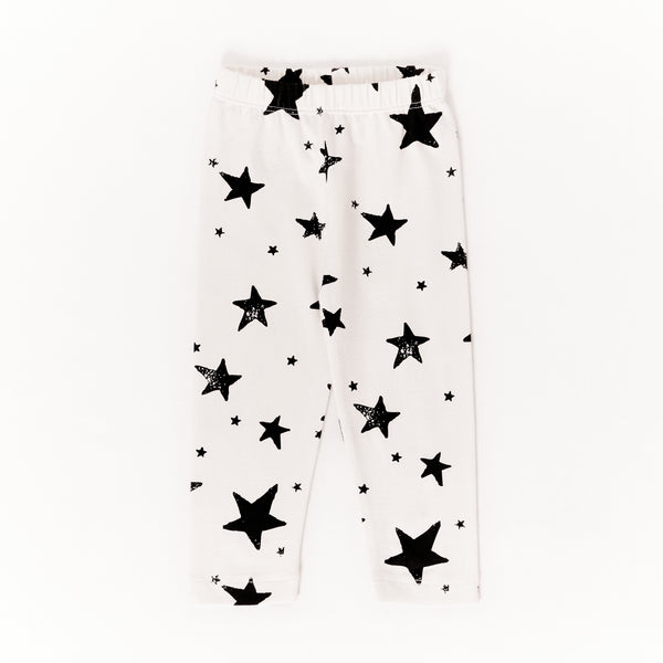 noé & zoë berlin Baby Leggings // black stars