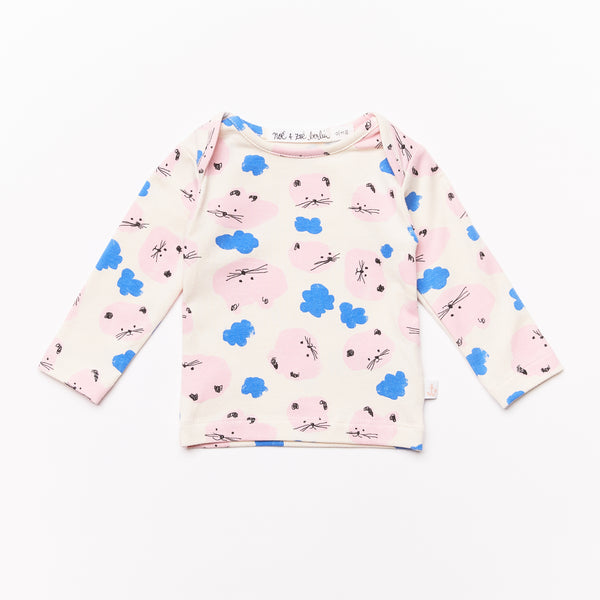 noé & zoë berlin Baby Longsleeve // kitty // SAMPLE
