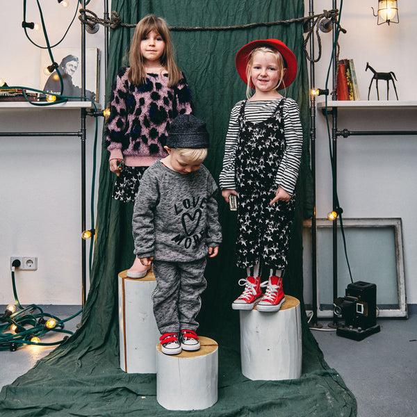 Noé & Zoë Berlin Baby Sporty Pants // Grey Melange