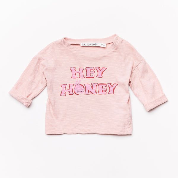 noé & zoë berlin Baby Star Longsleeve // rose