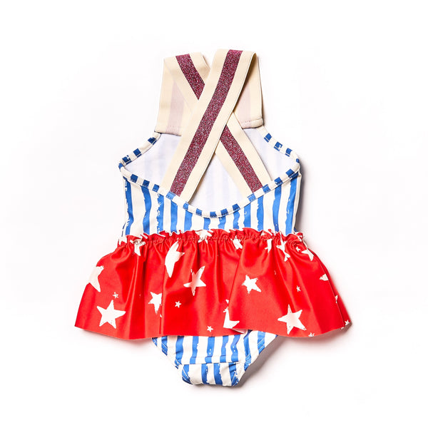 Noé & Zoë Berlin Baby Swim Suit // Blue Stripes