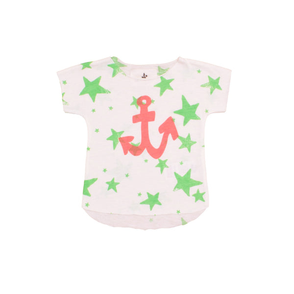 noé & zoë berlin Baby Tee // green stars
