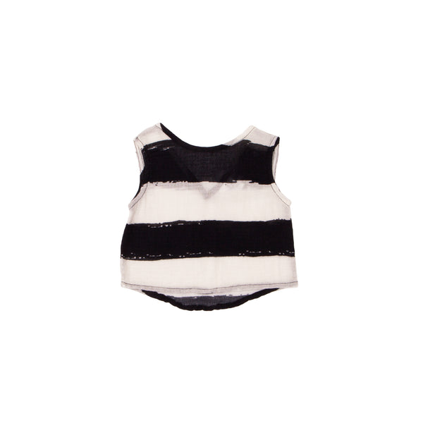 noé & zoë berlin Baby Top // black stripes XL