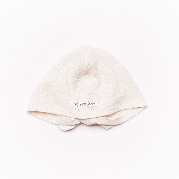 noé & Zoë Berlin Baby Turban // Ecru // SAMPLE