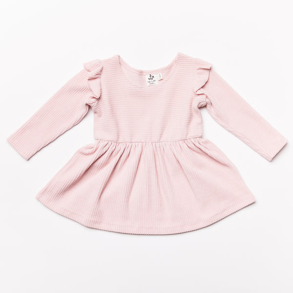 Noé & Zoë Berlin Baby Velvet Dress// Rose // SAMPLE