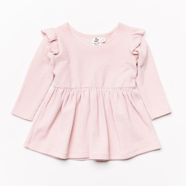 noé & zoë berlin Baby Velvet Dress// rose // SAMPLE