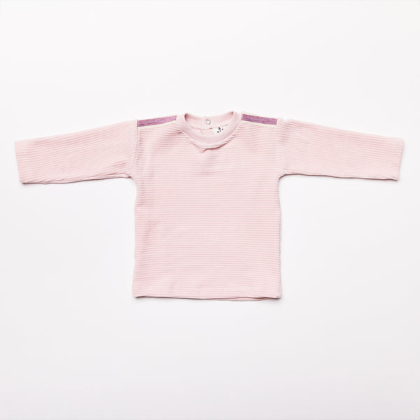 Noé & Zoë Berlin Baby Velvet Longsleeve // Rose // SAMPLE