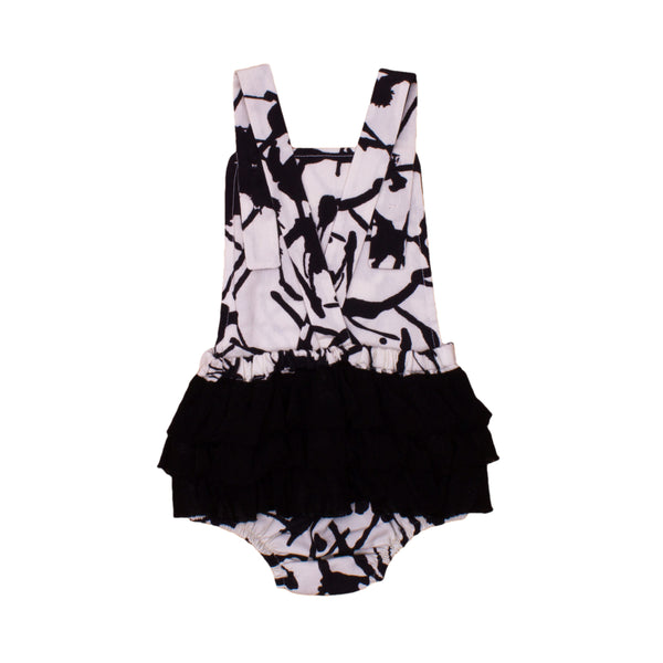 Noé & Zoë Berlin Girls Sailor Romper // Black Ink