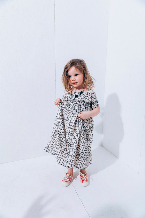 Noé & Zoë Berlin Long Skirt // Black Stripes XL