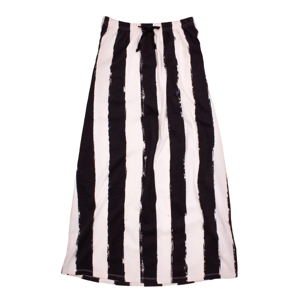 noé & zoë berlin Long Skirt // black stripes XL