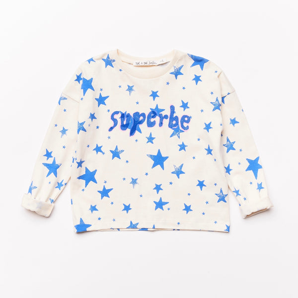 noé & zoë berlin Longsleeve // blue stars
