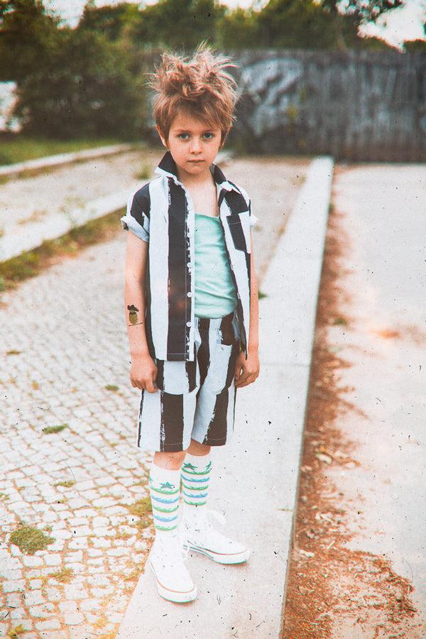 Noé & Zoë Berlin Socks // Blue Stars & Stripes