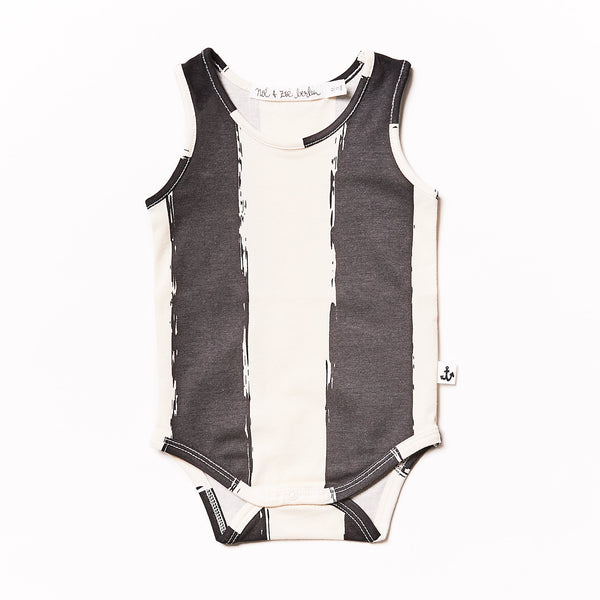 noé & zoë berlin Tank Body // black stripes XL