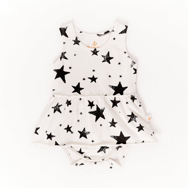 noé & zoë berlin Tank Body with Skirt // black stars