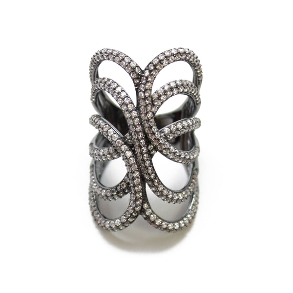 noir jewelry Alora Cage Ring
