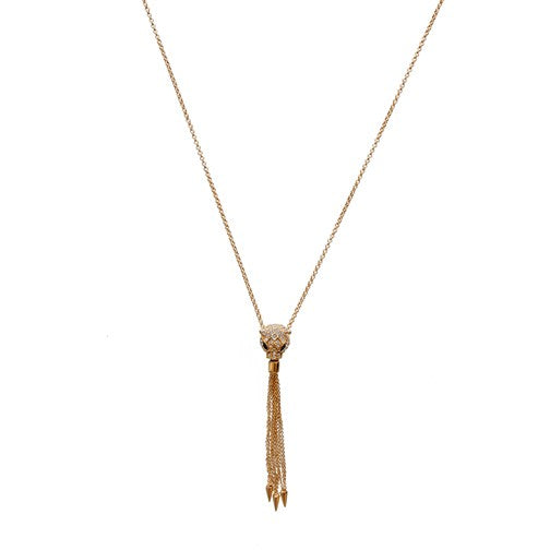 noir jewelry Amaru the Panther Necklace