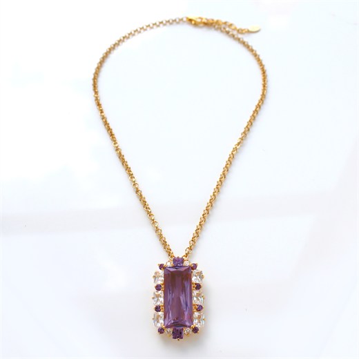 noir jewelry Anna Pendant Necklace