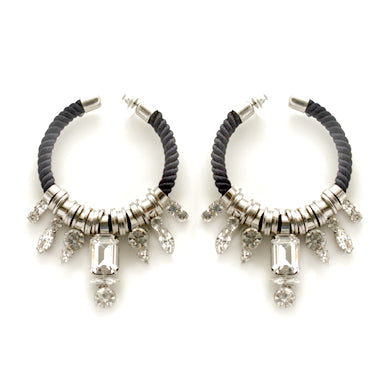noir jewelry Anokhi Hoop Earrings