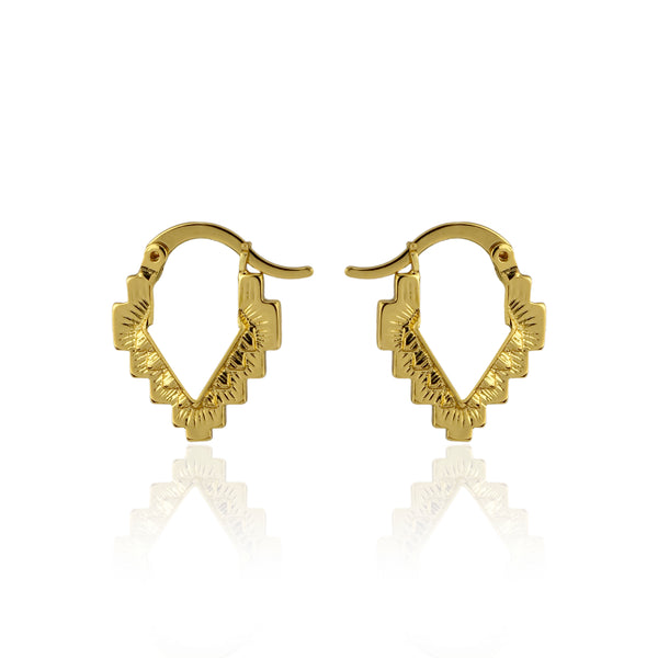 noir jewelry Apache Metal Mini Hoop