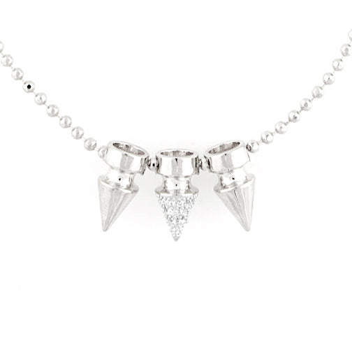 noir jewelry Ari Spikes Pendant Necklace