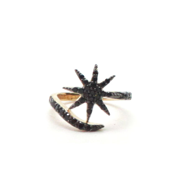 noir jewelry Ashley Sun & Moon Ring
