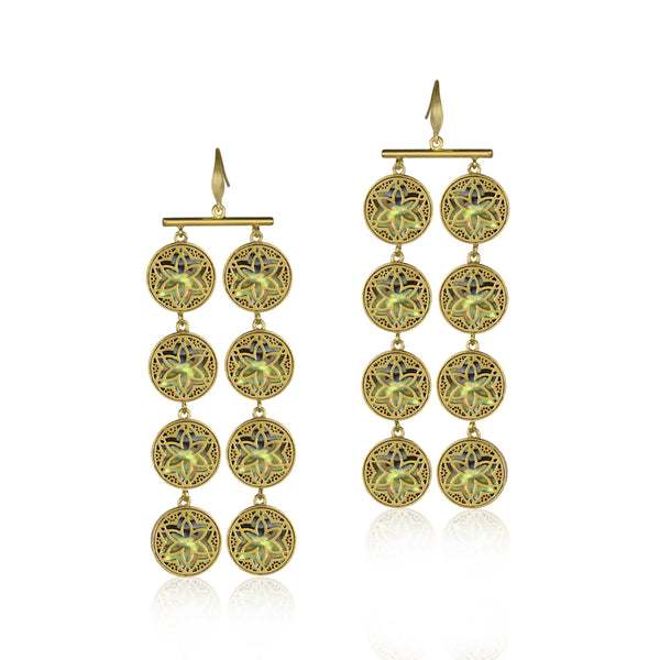 noir jewelry Asiliah Earring-Gold