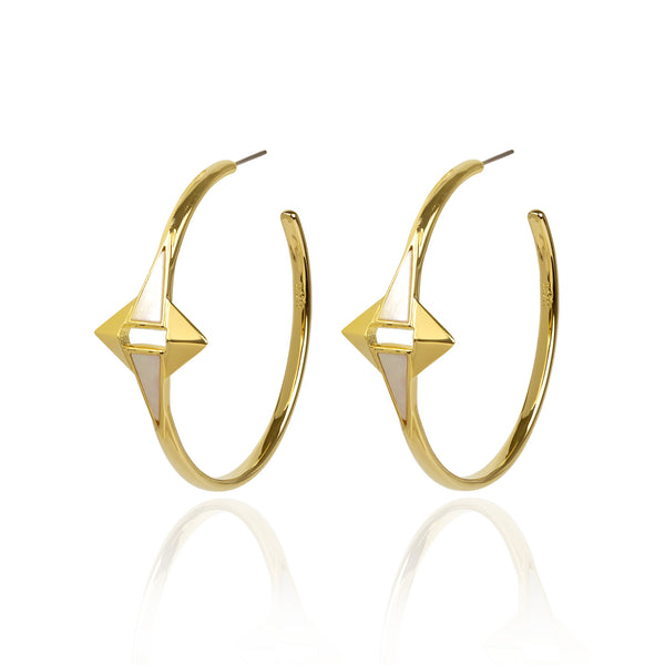 noir jewelry AURORA EARRINGS