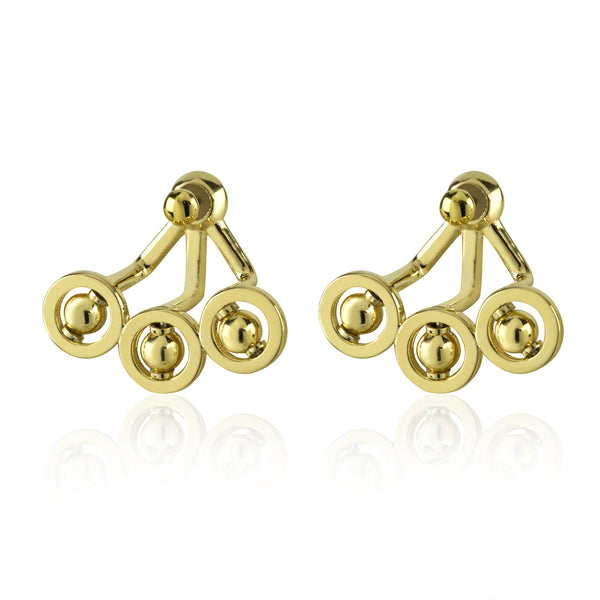 noir jewelry Azimuth Earrings