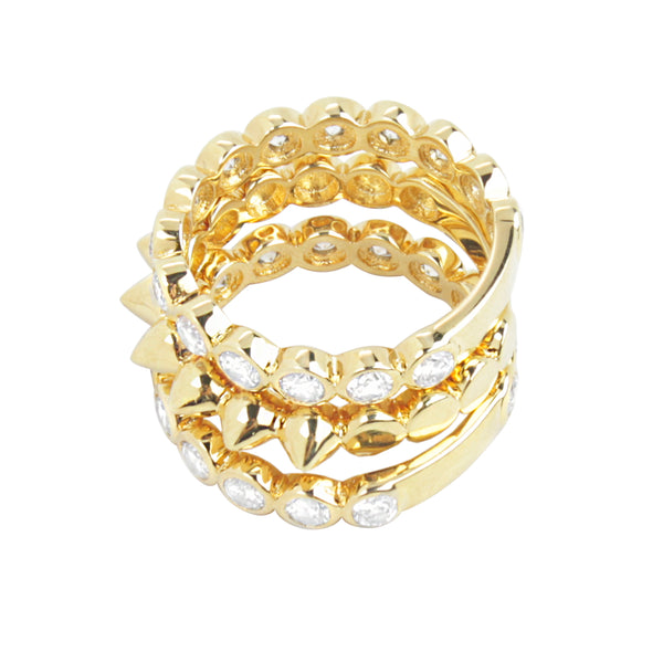 noir jewelry Barclay Stackable Ring