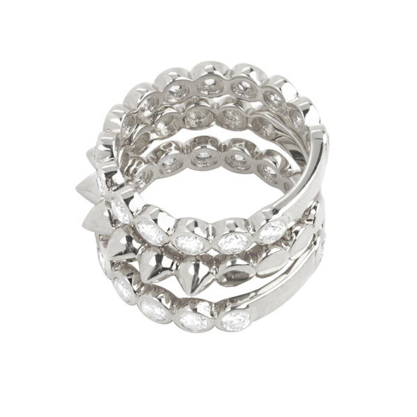 noir jewelry Barclay Stackable Ring