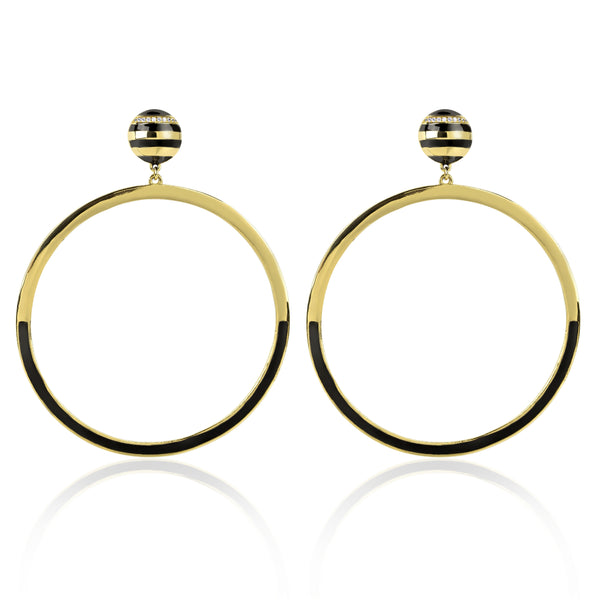noir jewelry Beehouse Earrings