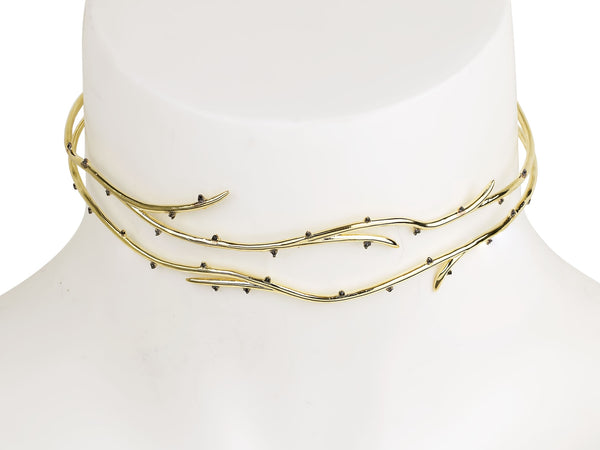 noir jewelry BETRAYAL CHOKER NECKLACE