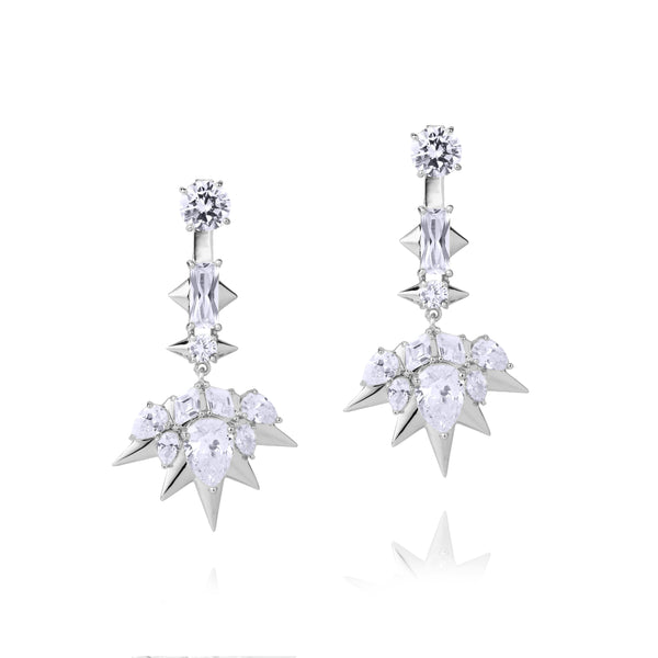 noir jewelry BLIZZARD EARRINGS