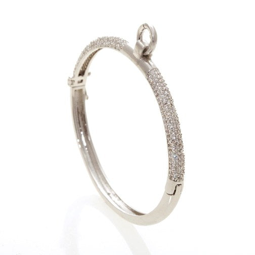 noir jewelry Brody Door Knocker Bangle Bracelet