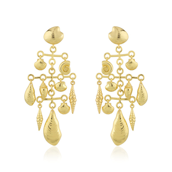 noir jewelry By the Seashore Statement Earring