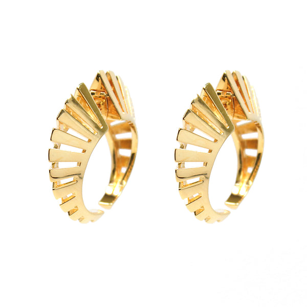 noir jewelry Cage earrings