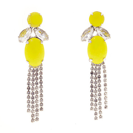 noir jewelry Calathea Drop Earrings