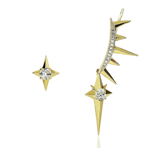 noir jewelry Cassiopeia Earrings