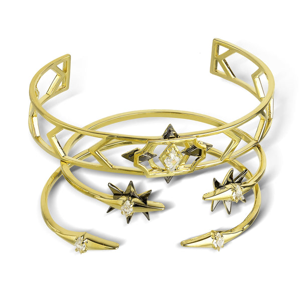 noir jewelry CASTLE BRACELET SET