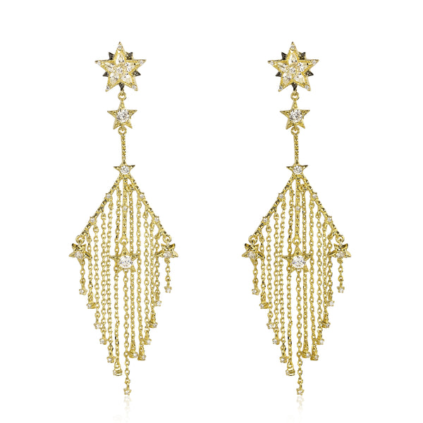 noir jewelry CATCH A COMET EARRING