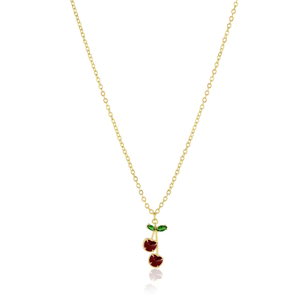 noir jewelry Cherry Delicate Necklace