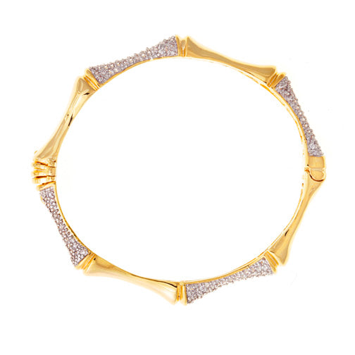 noir jewelry Cherry Pave Bangle Bracelet