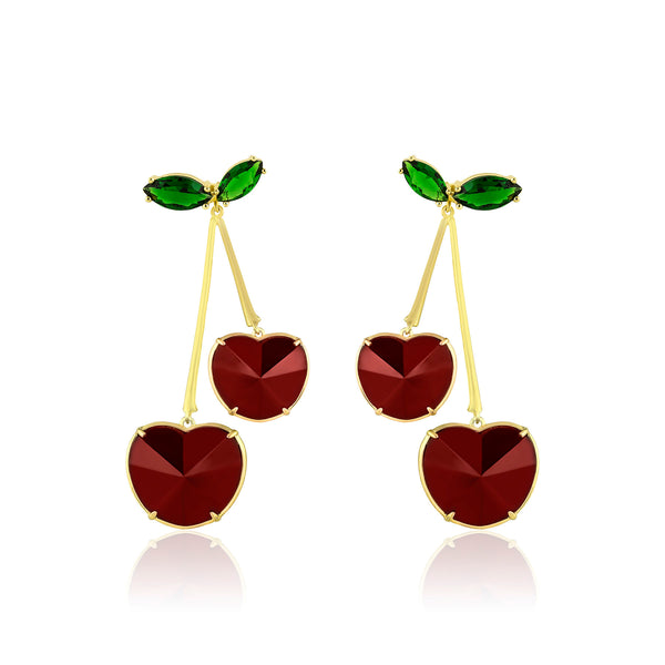 noir jewelry Cherry Statement Earring