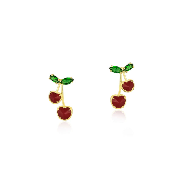 noir jewelry Cherry Stud Earring