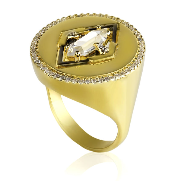 noir jewelry CHIVALROUS RING