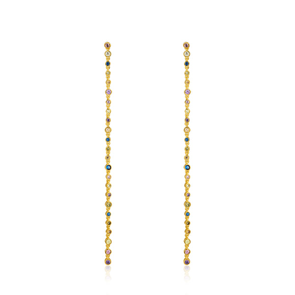 noir jewelry Citron Vert Linear Earring